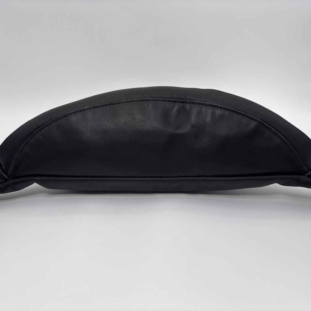 ✨美品✨ アニエスベー PETER レザー ウエストポーチ ブラック