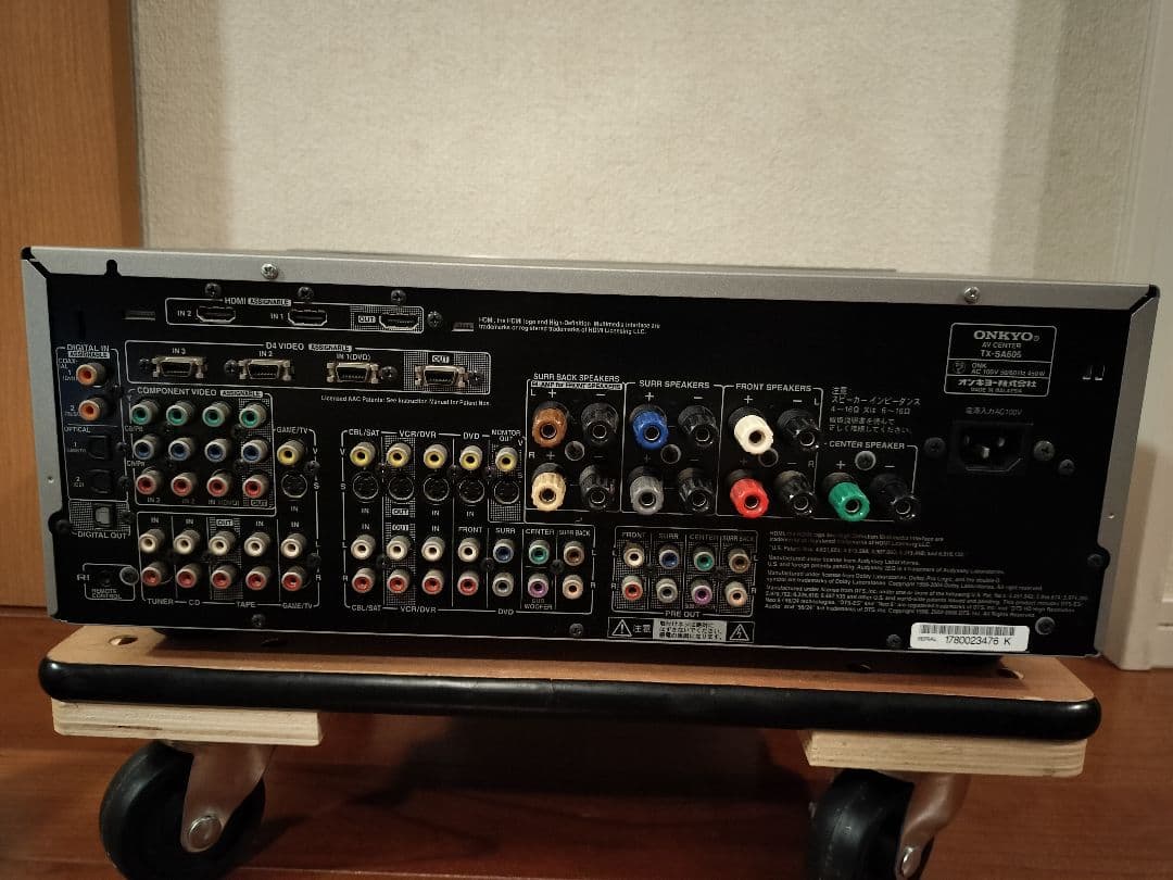 しゅがー ONKYO TX-SA605 AVセンサー アンプ 本体