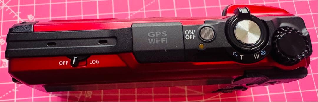 OM SYSTEM TG-7 コンパクトデジタルカメラ レッド