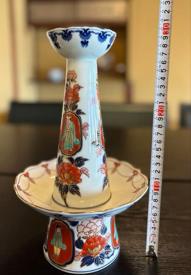 有田焼　燭台　蝋燭立て　2本セット キャンドルスタンド