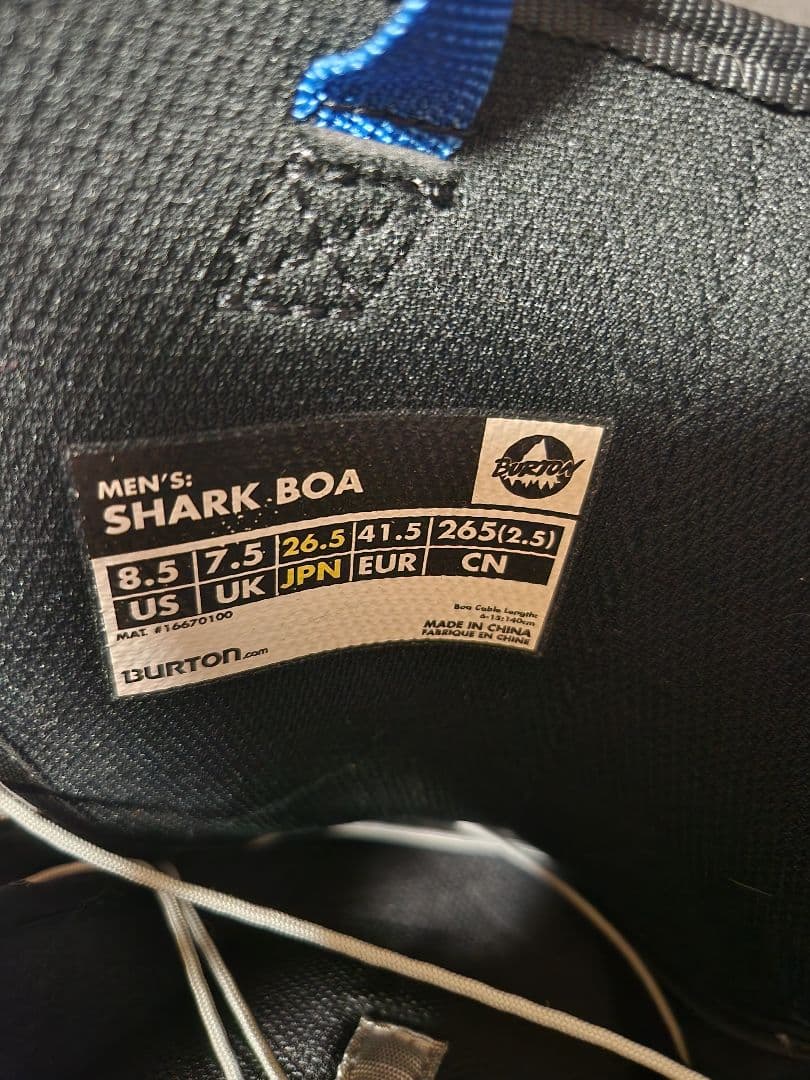 burton SHARK BOA スノーボードブーツ