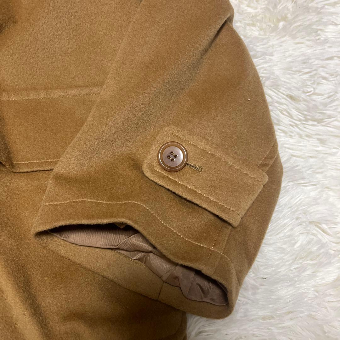 【最高級】カシミヤ100% ダッフルコート ベージュ L オーバーサイズ