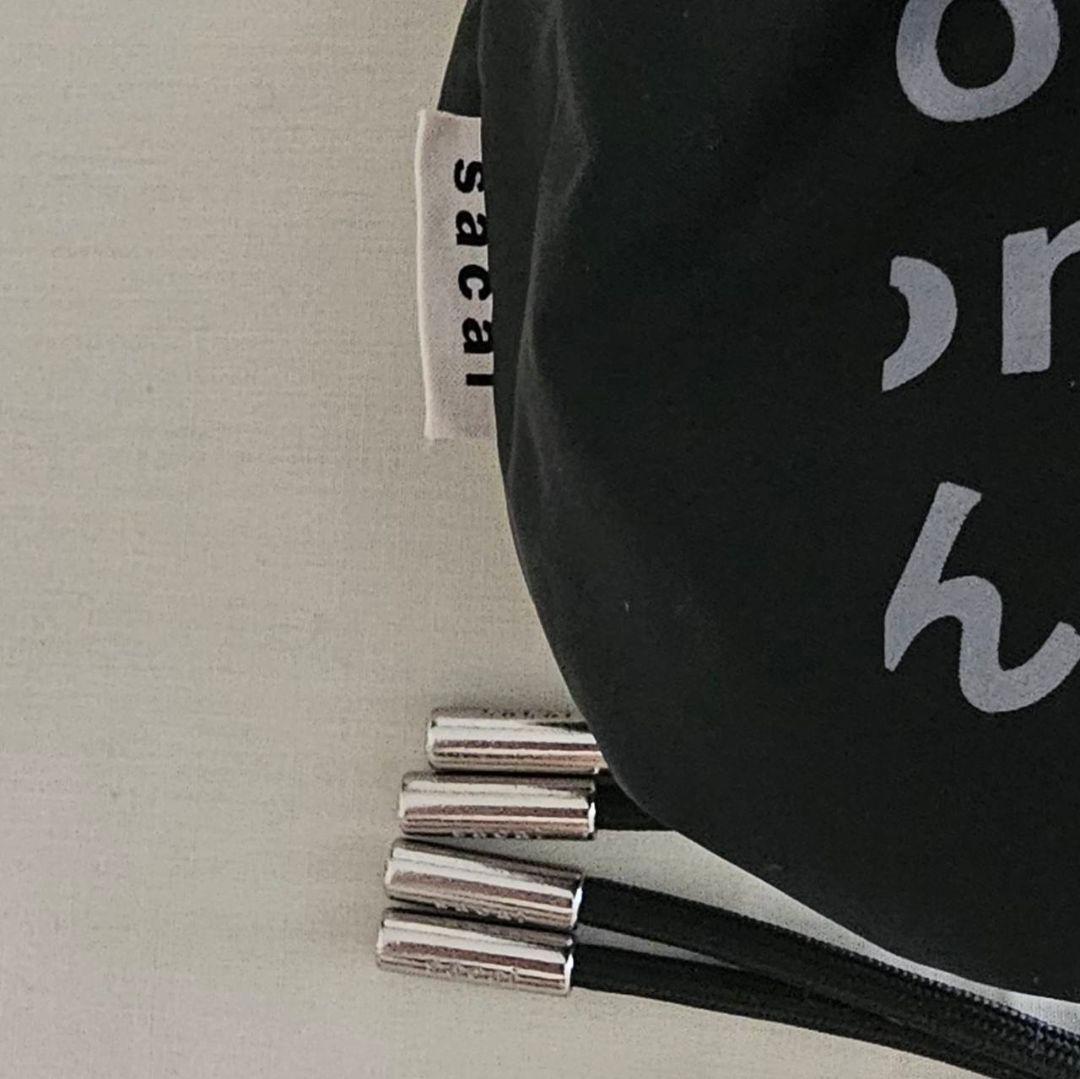 ※tyty sacai Hello sacai リバーシブル巾着バッグ