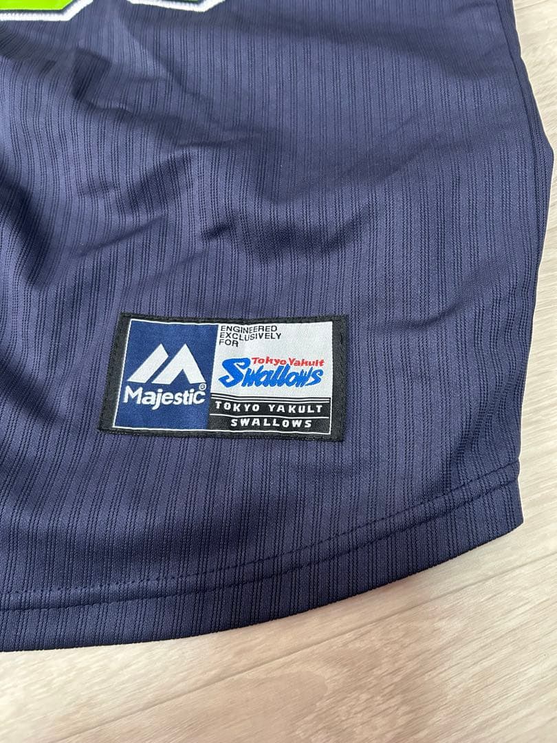 Majestic ヤクルトスワローズ 村上宗隆 ビジター レプリカユニフォーム