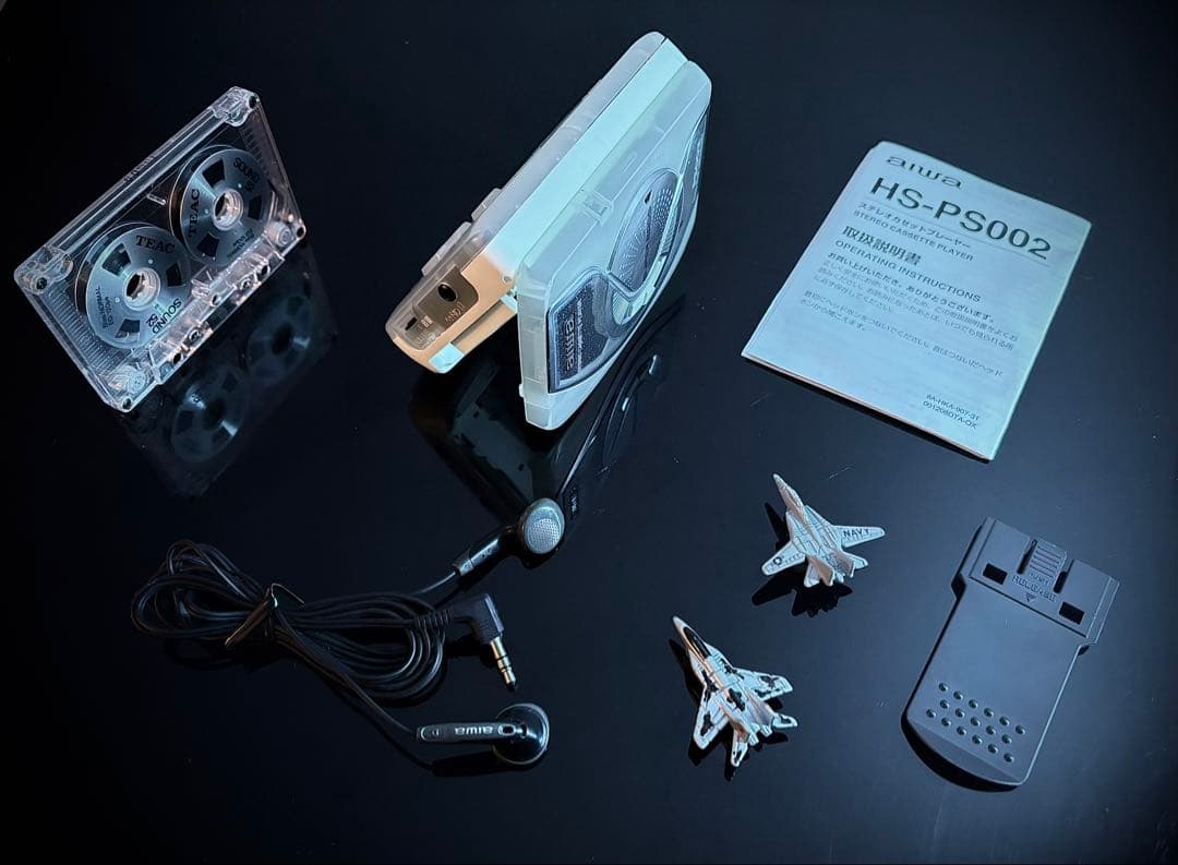 カセットウォークマン AIWA PS002 白色 「整備済み、完動美品」