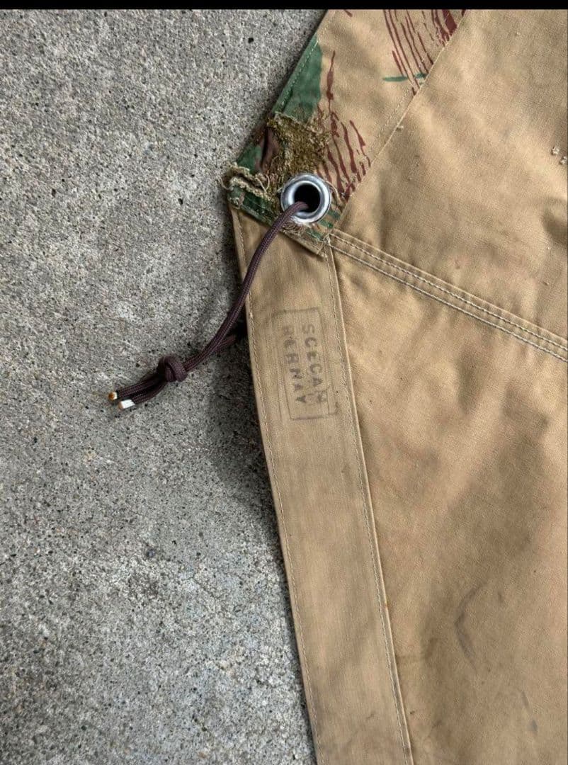 フランス軍パップテントリザードカモ