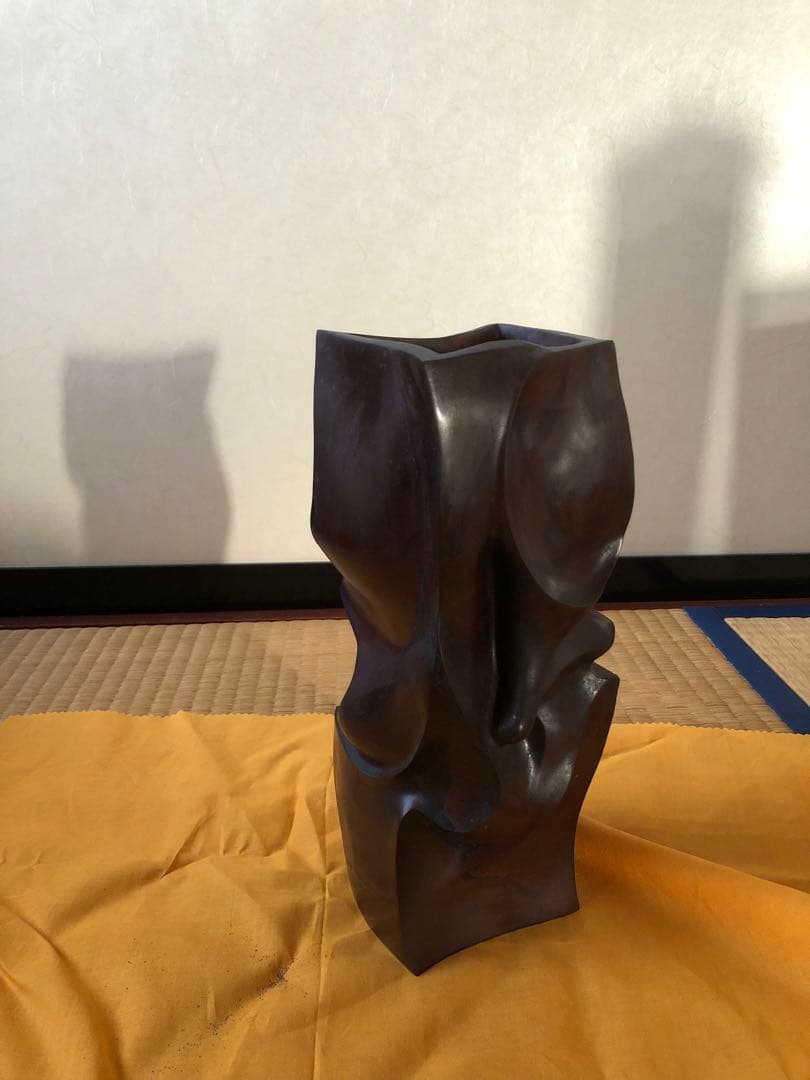 朱銅　満腔　大角勲　氏作　共箱入