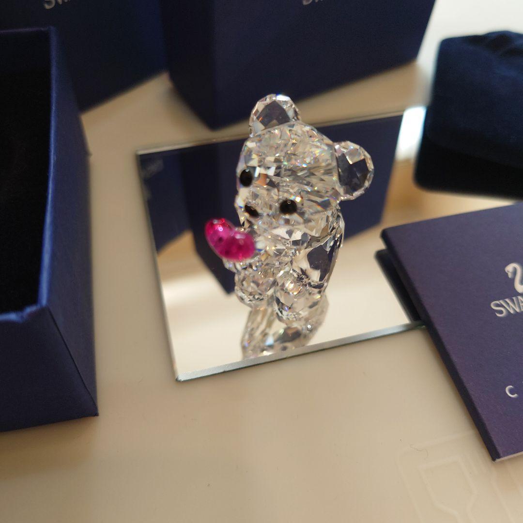 ♡SWAROVSKI♡ クリスベア「Blowing kiss 投げキッス」♡