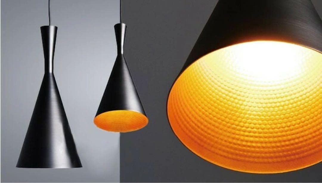 ペンダントライト ブラック 1灯 デザイン 照明 2セット