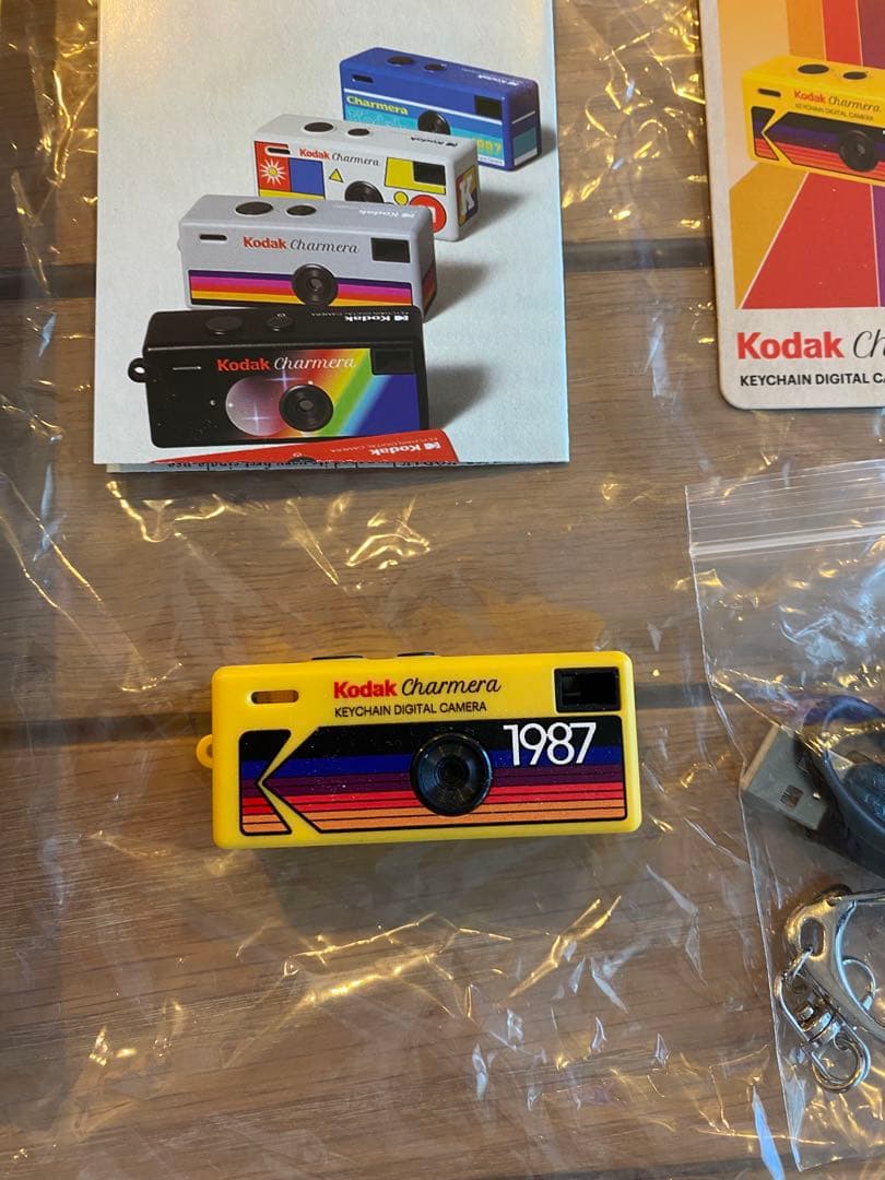 Kodak Charmera チャーメラ1987年キーチェーンカメラ イエロー