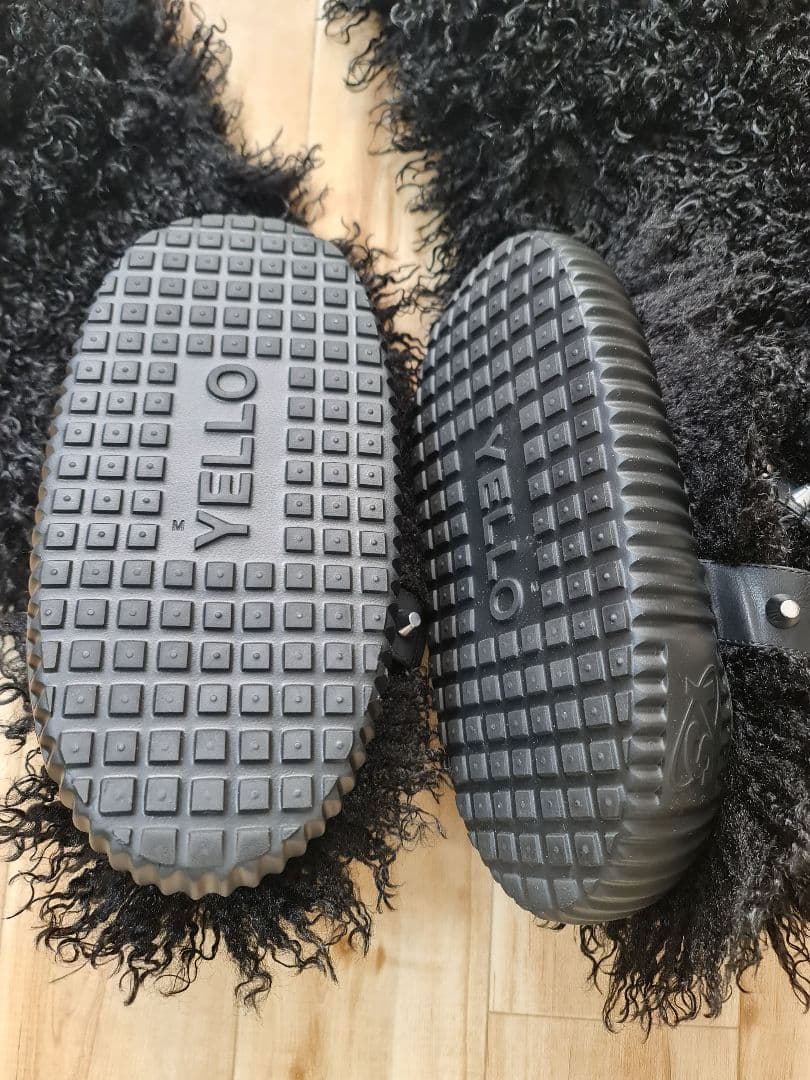 kanoko YELLO 黒ロングファーブーツ