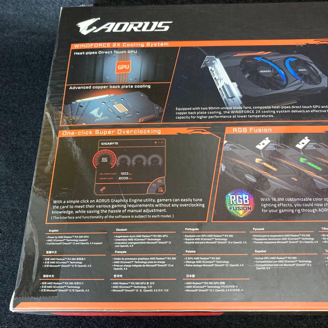 AORUS Radeon RX580 8G グラフィックボード