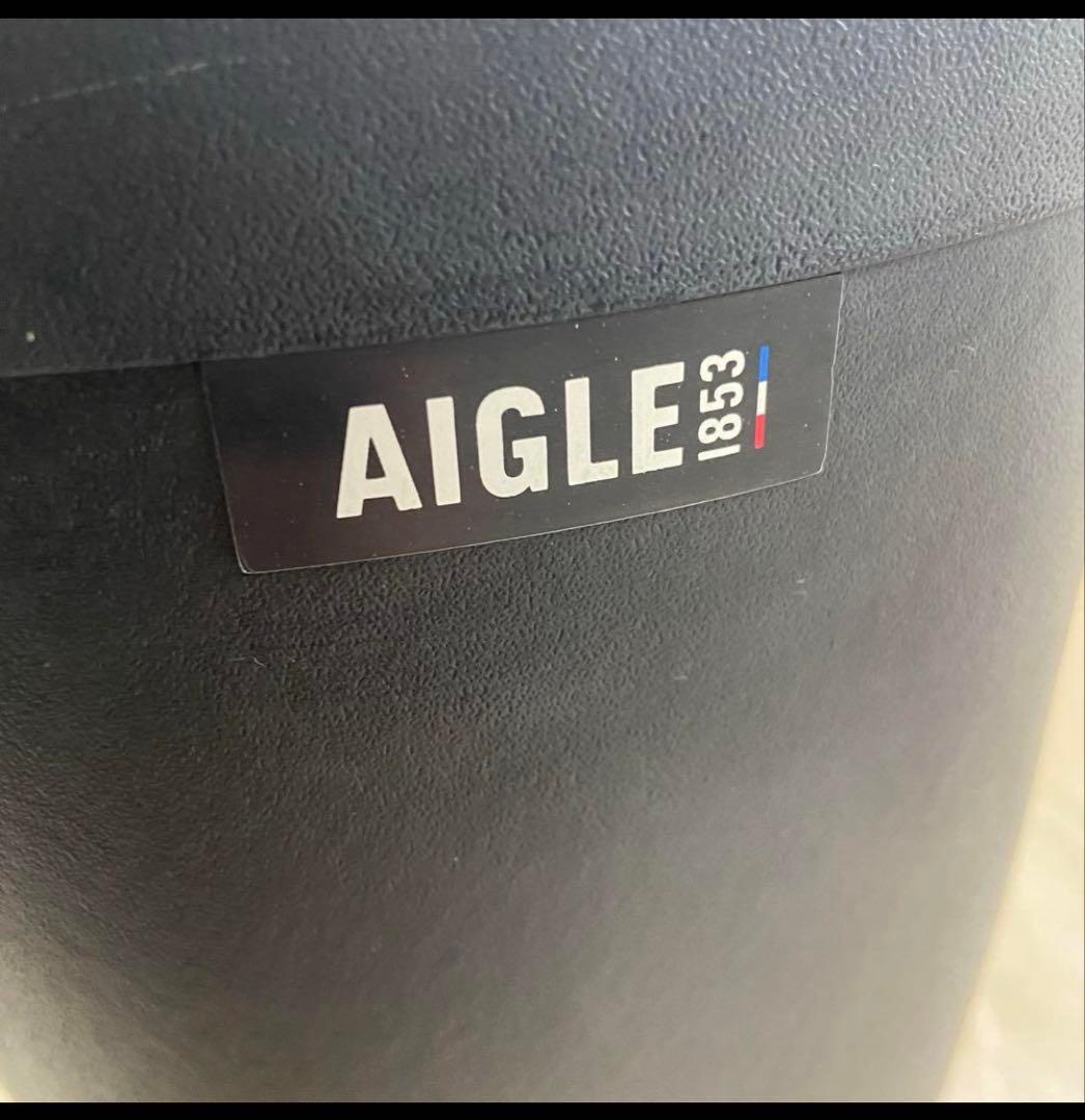 美品AIGLE最上位モデル レインブーツ ミリカ 23.5 ブラック
