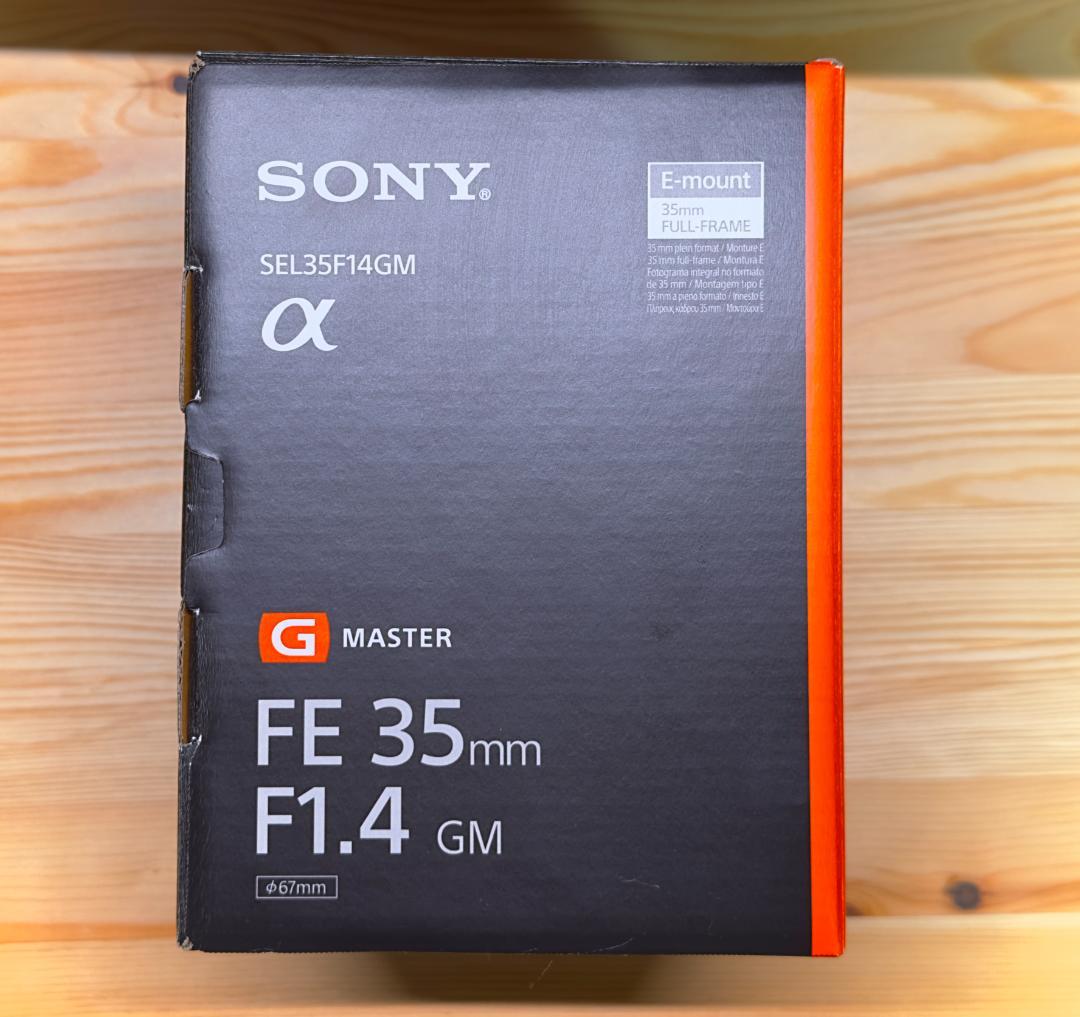 美品 SONY FE 35mm F1.4 GM SEL35F14GM ソニー