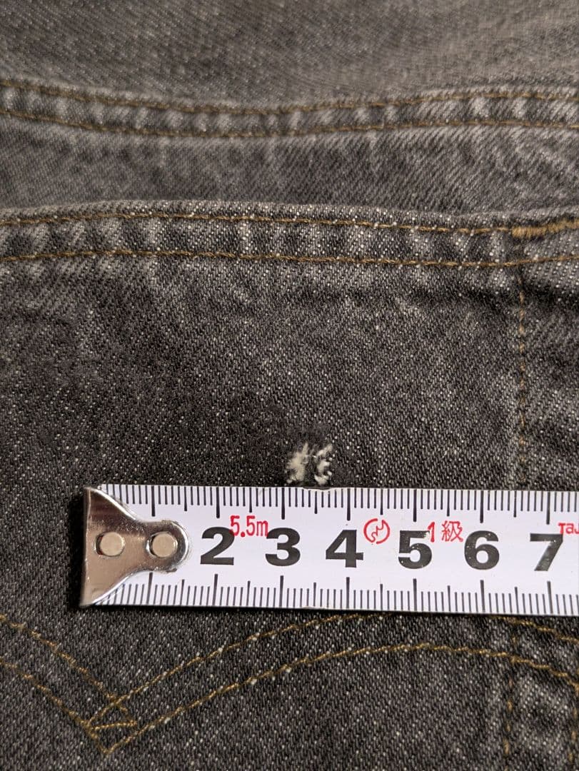 USA Levi's 501 赤文字 先染めブラックデニム W31 L36