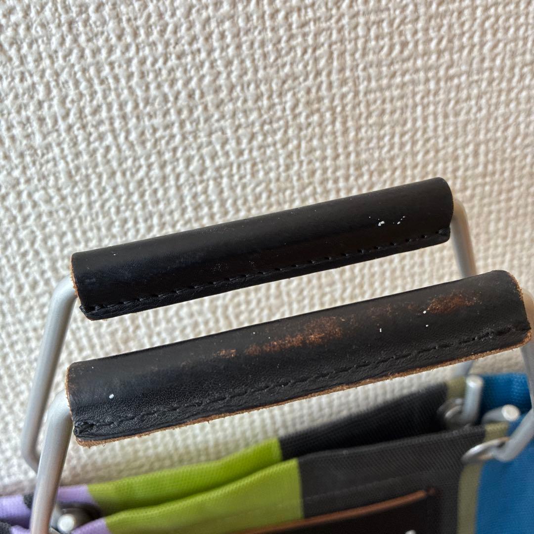 MARNI Marketマルチカラー ストライプ トートバッグ