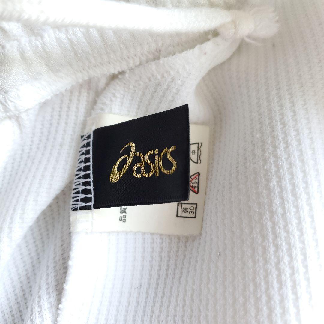 90ｓ ＡＳＩＣＳ ワンポイント トラックパンツ バスケ 白 ジャージ下