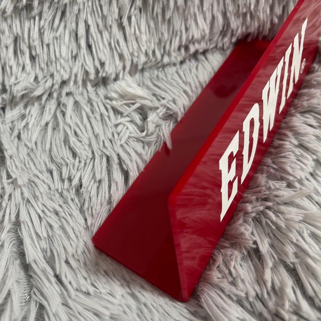 EDWIN レッドプラスチックスタンド 非売品