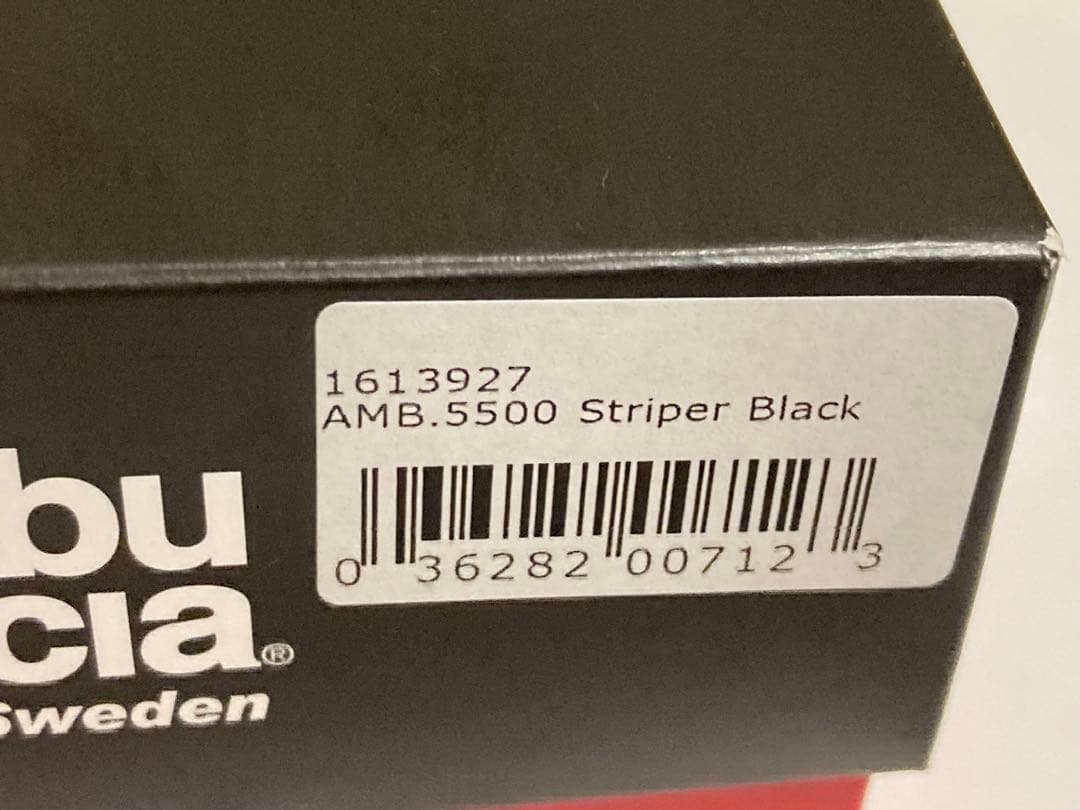 アブガルシア アンバサダー 5500 ストライパー ブラック 未使用品