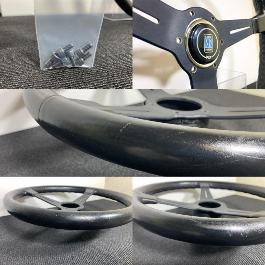 ナルディ クラシック ブラックスポーク レザーステアリング FET 正規品