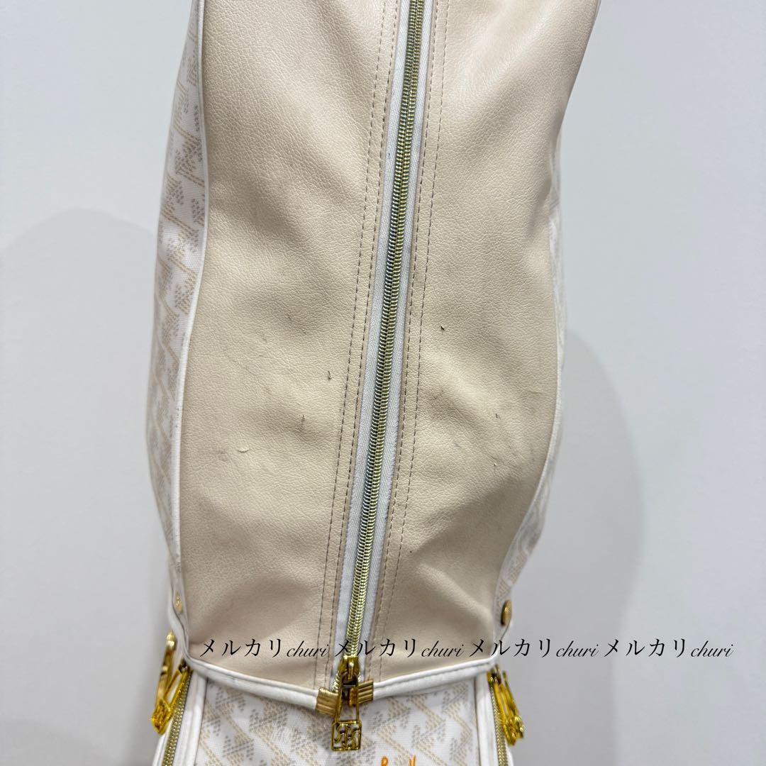 希少完売品【レザレクション】ラリーナ キャディバッグ サンドホワイトキャディー