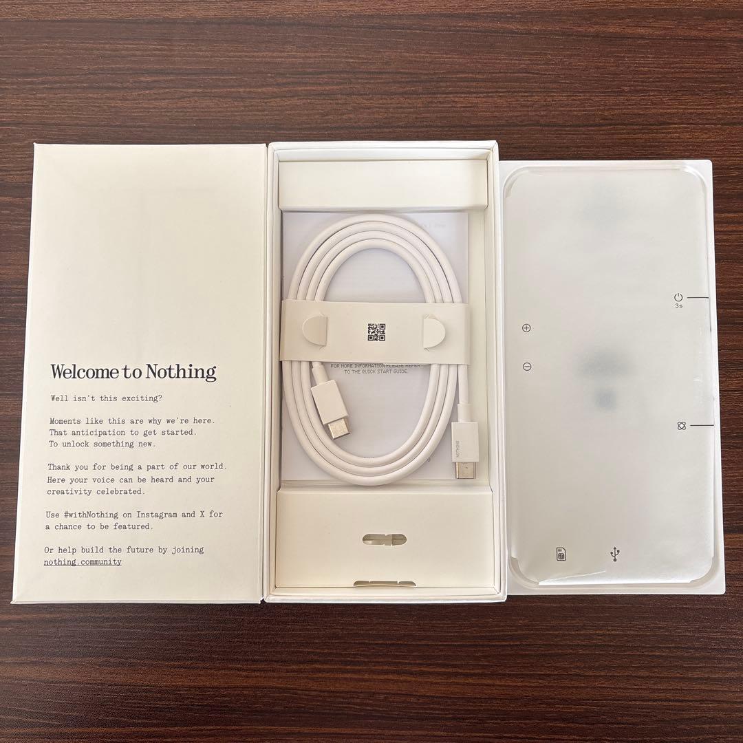 Nothing Phone (3a)ホワイト128gb SIMフリー