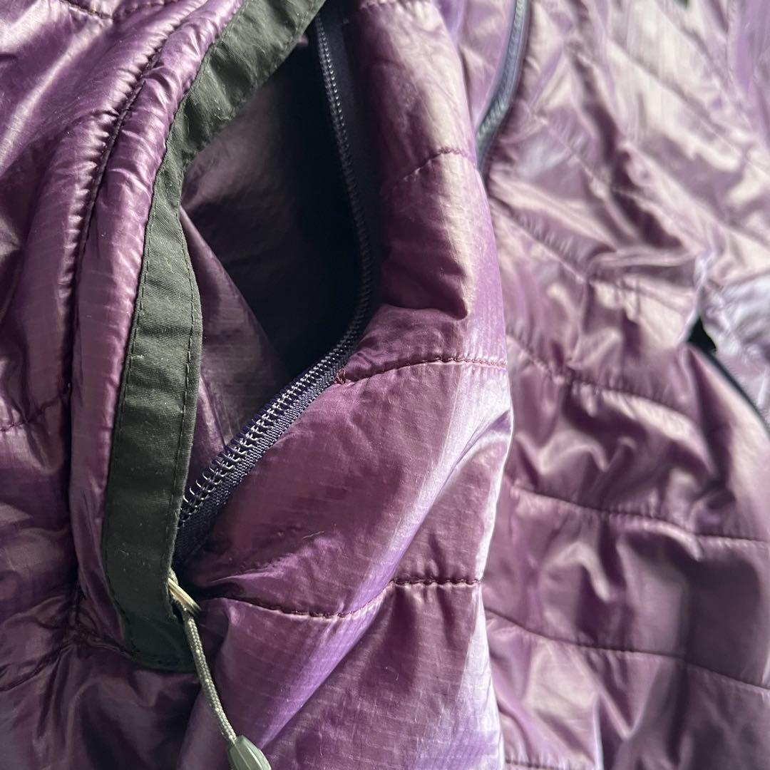 ノースフェイス ドローコード ダウンジャケット Y2K テック 短丈 光沢