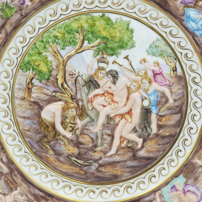 リチャードジノリ カポディモンテ プレート 22cm カラーレリーフ #4