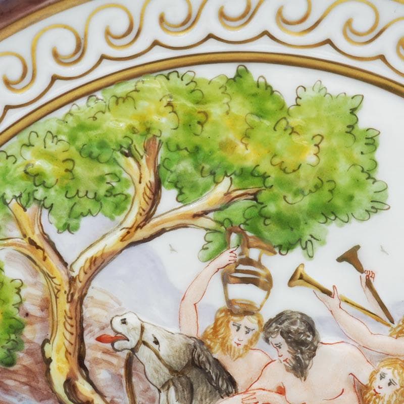 リチャードジノリ カポディモンテ プレート 22cm カラーレリーフ #4