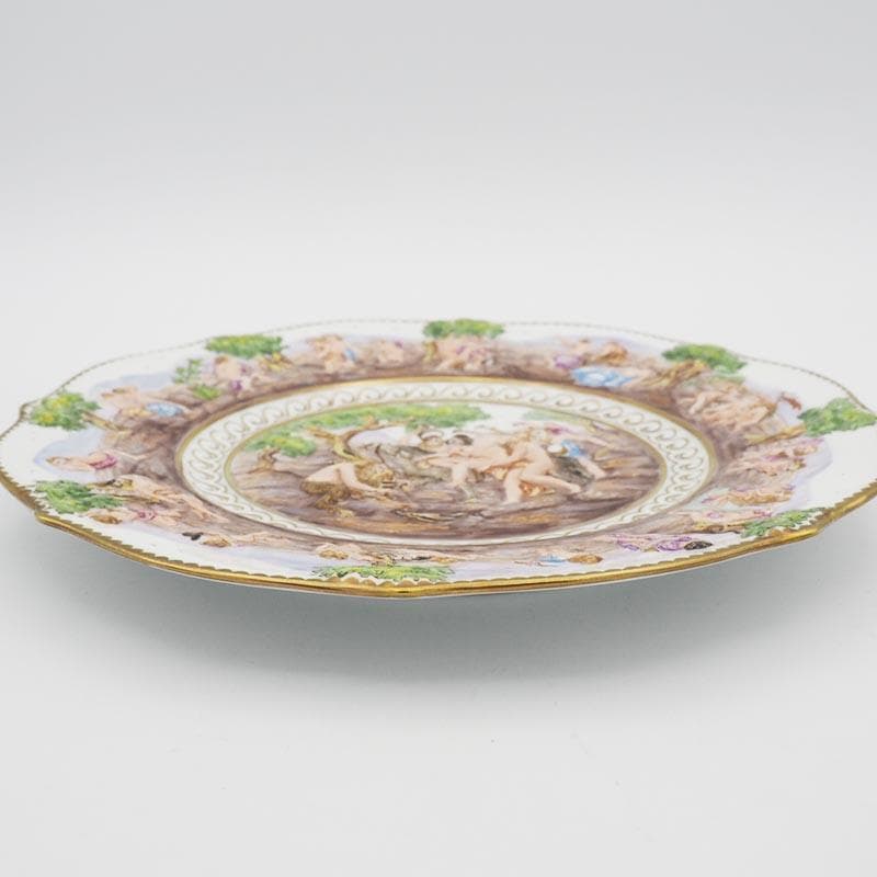 リチャードジノリ カポディモンテ プレート 22cm カラーレリーフ #4