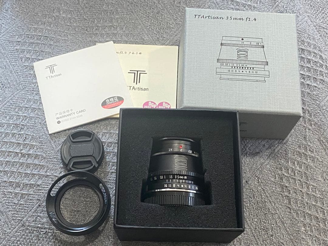 【5点セット】TTArtisan 35mm F1.4 MFT マウントレンズ