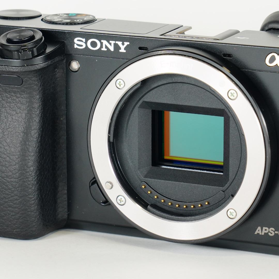 【レザーケース付】SONY ミラーレス α6000 ILCE-6000L 黒
