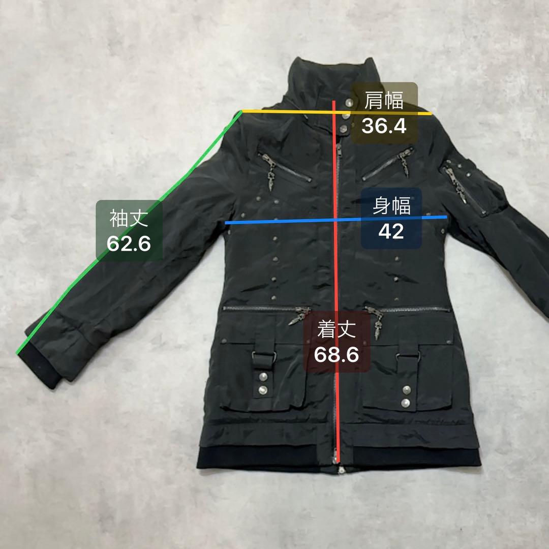 激レア【d.i.a】平成ギャルy2k　ファー付きモッズコート　グランジ　アウター