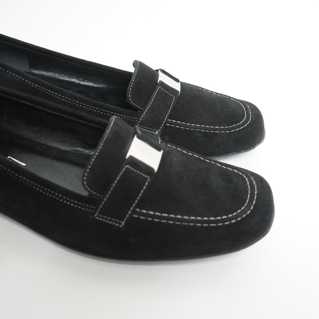 【美品】Salvatore Ferragamo ローファー スエード 23.5
