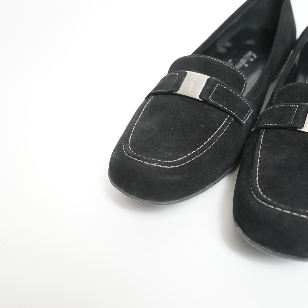 【美品】Salvatore Ferragamo ローファー スエード 23.5
