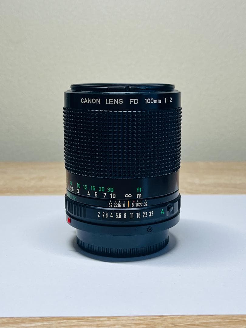 【希少】Canon new FD 100mm F2 Lens
