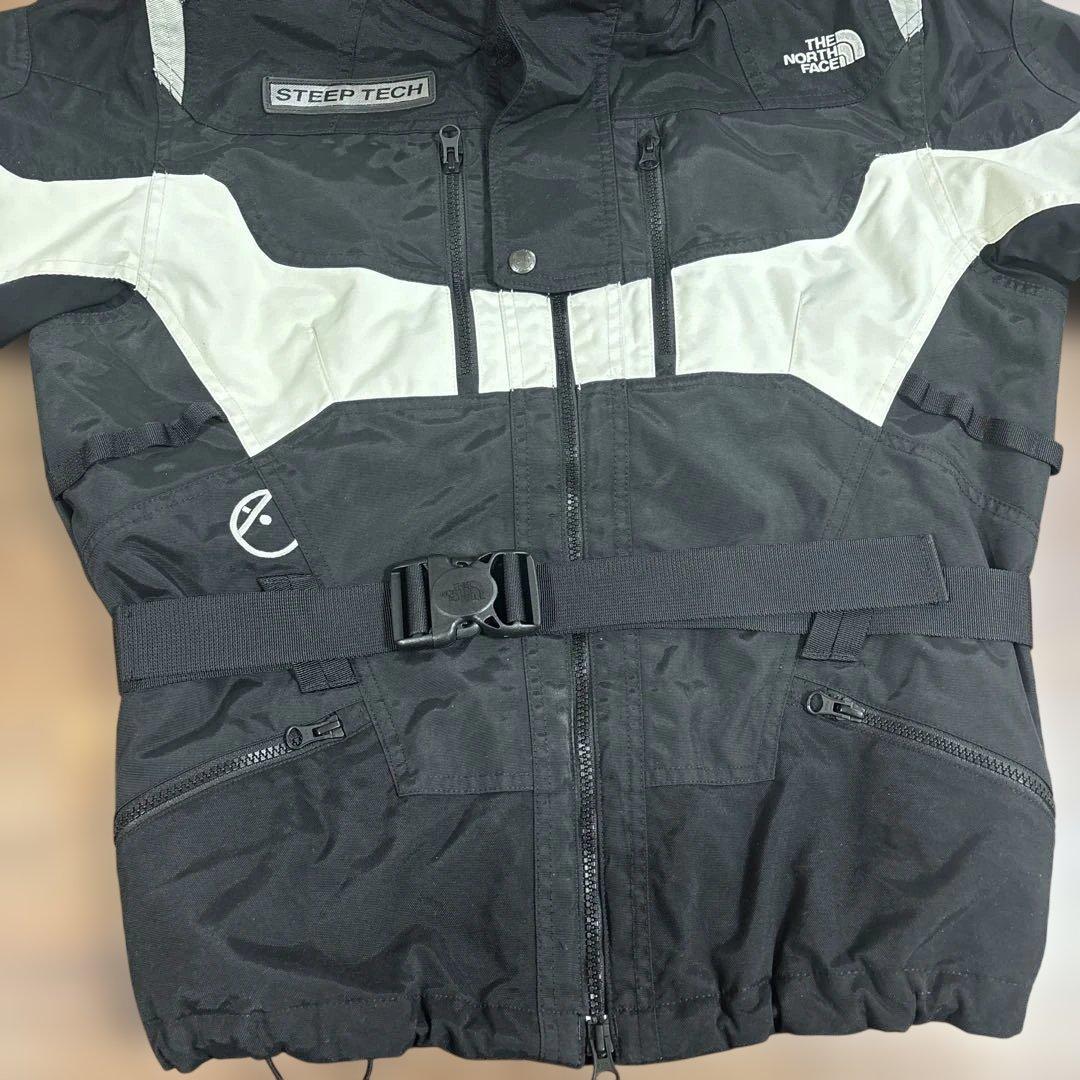 ⑫ THE NORTHFACE STEEPTECH アウター 黒　ナイロン