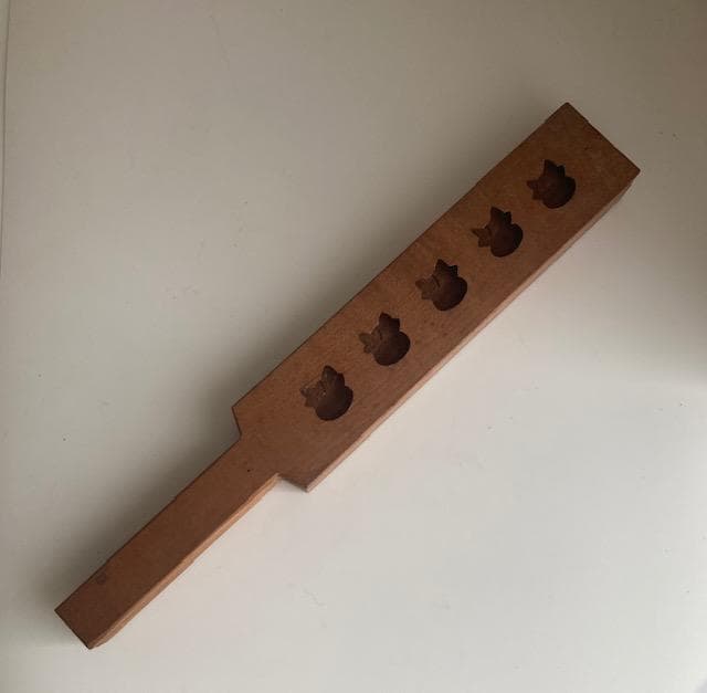 古道具　木型　干菓子　朝顔　アサガオ　花　高松いちはら