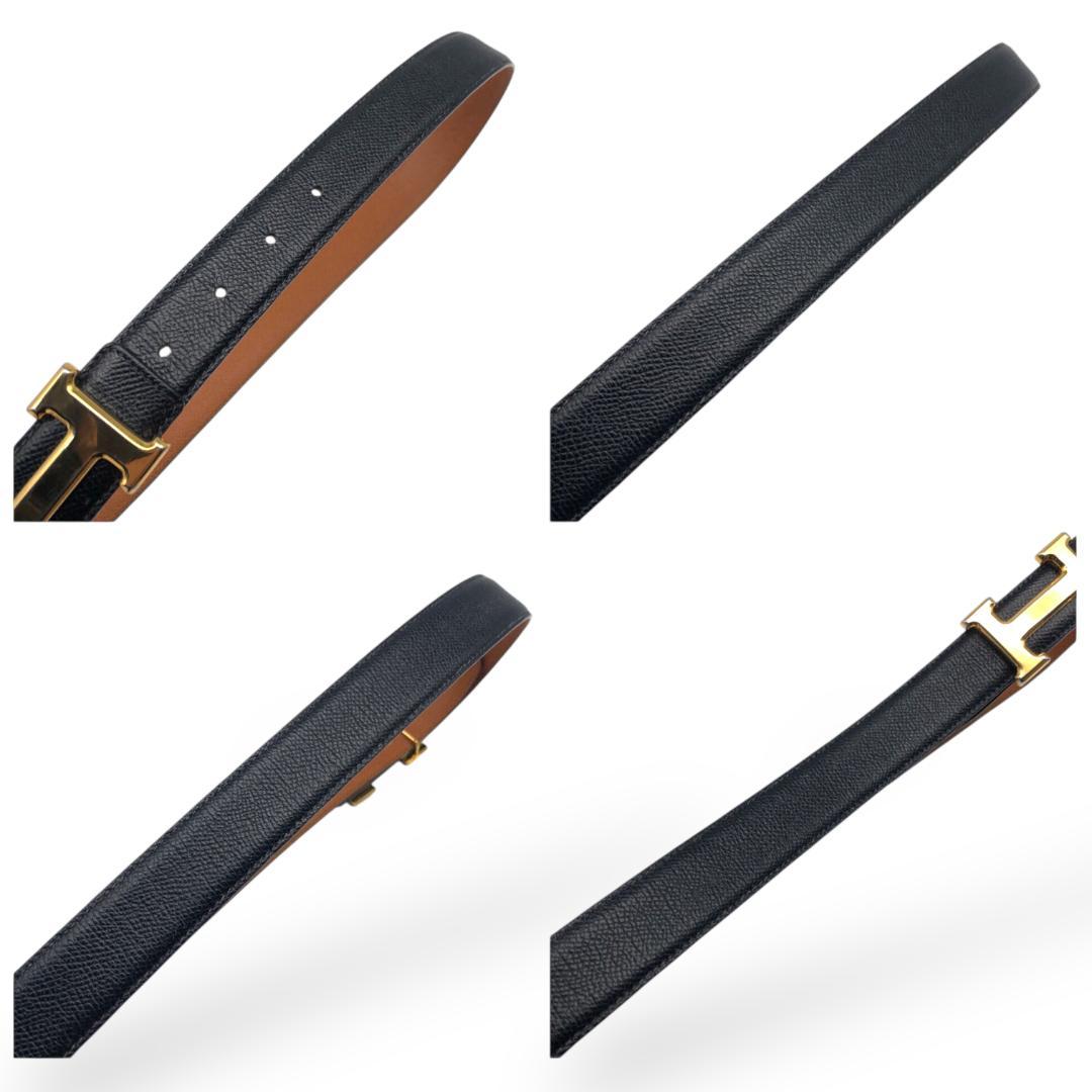 【美品】HIGH CLASS ハイクラス ベルト ゴールド ブラック イタリア製