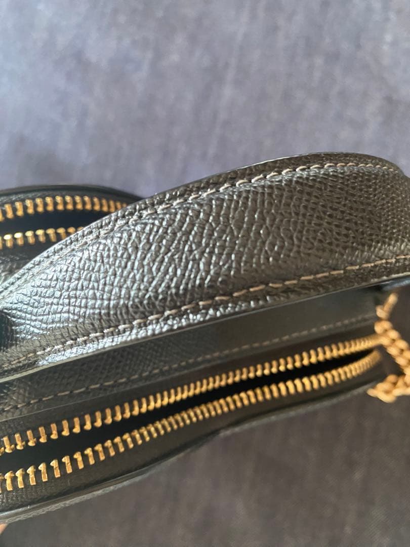 COACH ハート型ショルダーバッグ ブラック