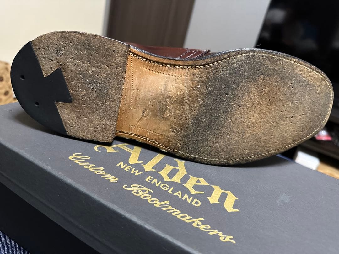 Alden 1339 ブラウン チャッカブーツ 7D