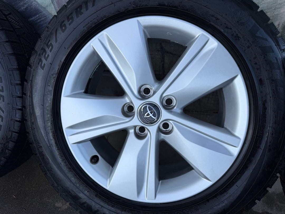 トヨタ　ハリアー　60純正　スタッドレスホイールセット 225/65R17