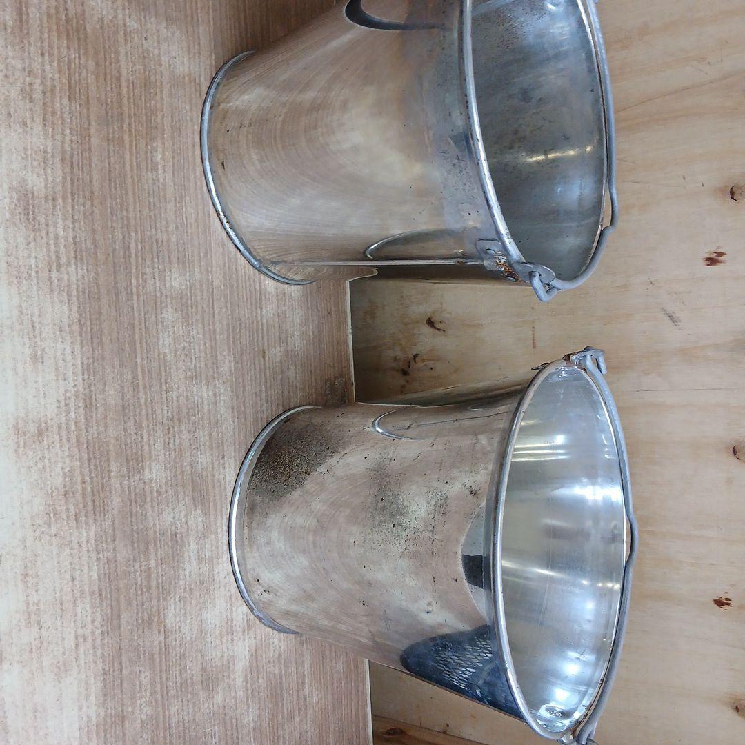 畜産　哺乳バケツ　２個セット