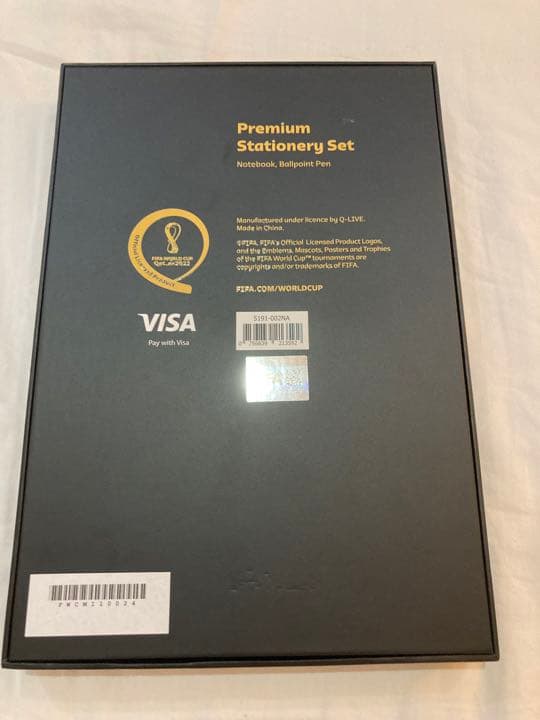 カタール限定ワールドカッププレミアムステーショナリーセット　ノート