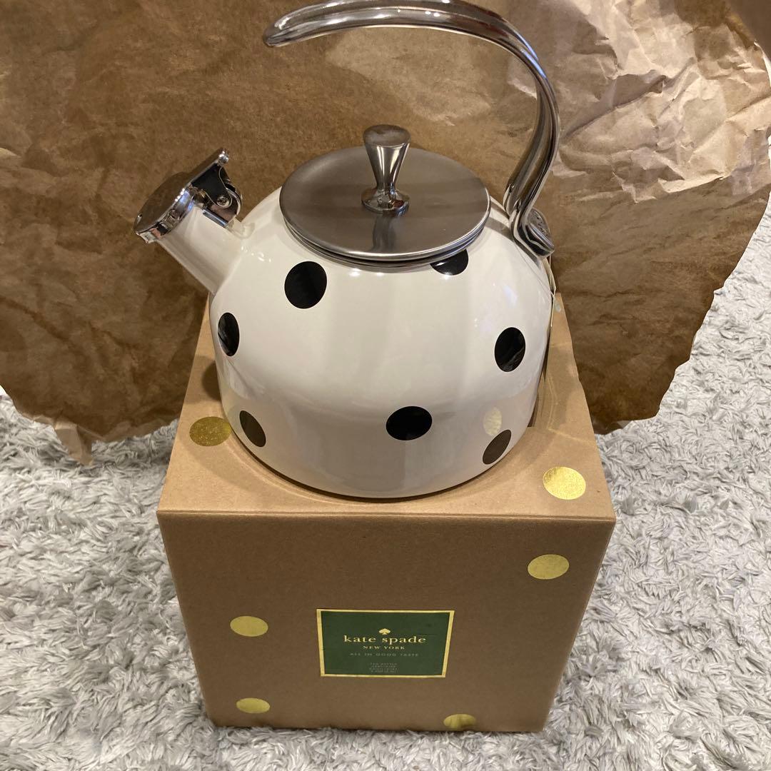 ケイトスペード ケトル やかん Kate spade ドット