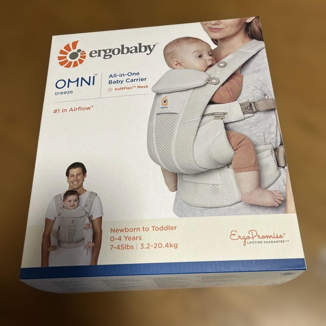 ergobaby OMNI 抱っこ紐 ナチュラルベージュ/説明書、箱付き