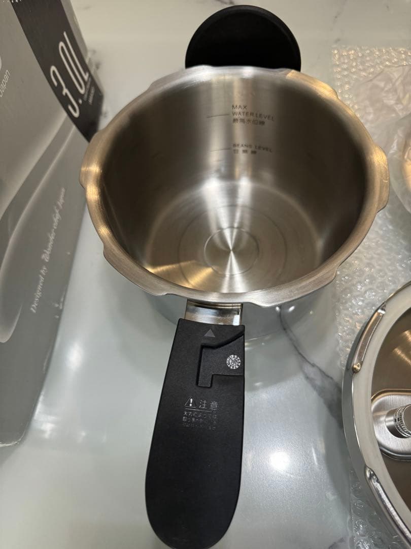 ワンダーシェフ　マクサス片手圧力鍋　３リットル新品未使用