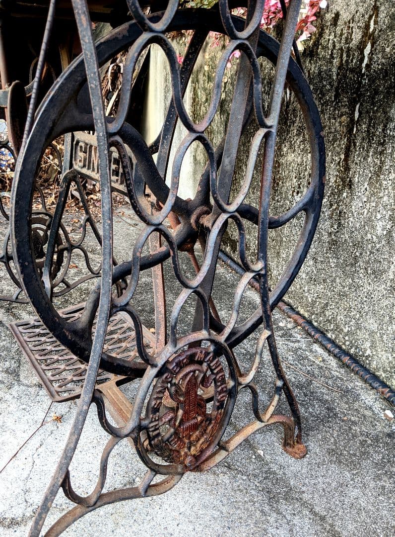 アンティーク シンガー ミシン 職業用 足踏み インテリア 店頭 ディスプレイ