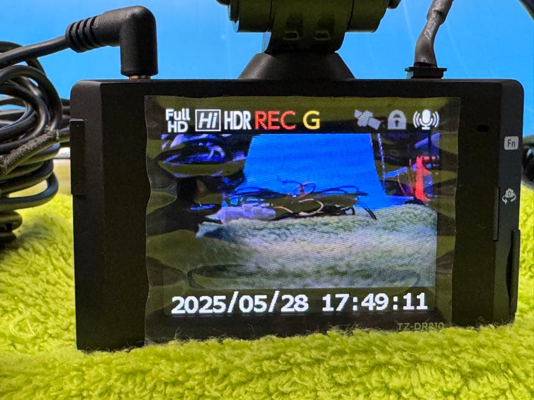 コムテック（トヨタ純正）★TZ-DR210 ドライブレコーダー 前後カメラ