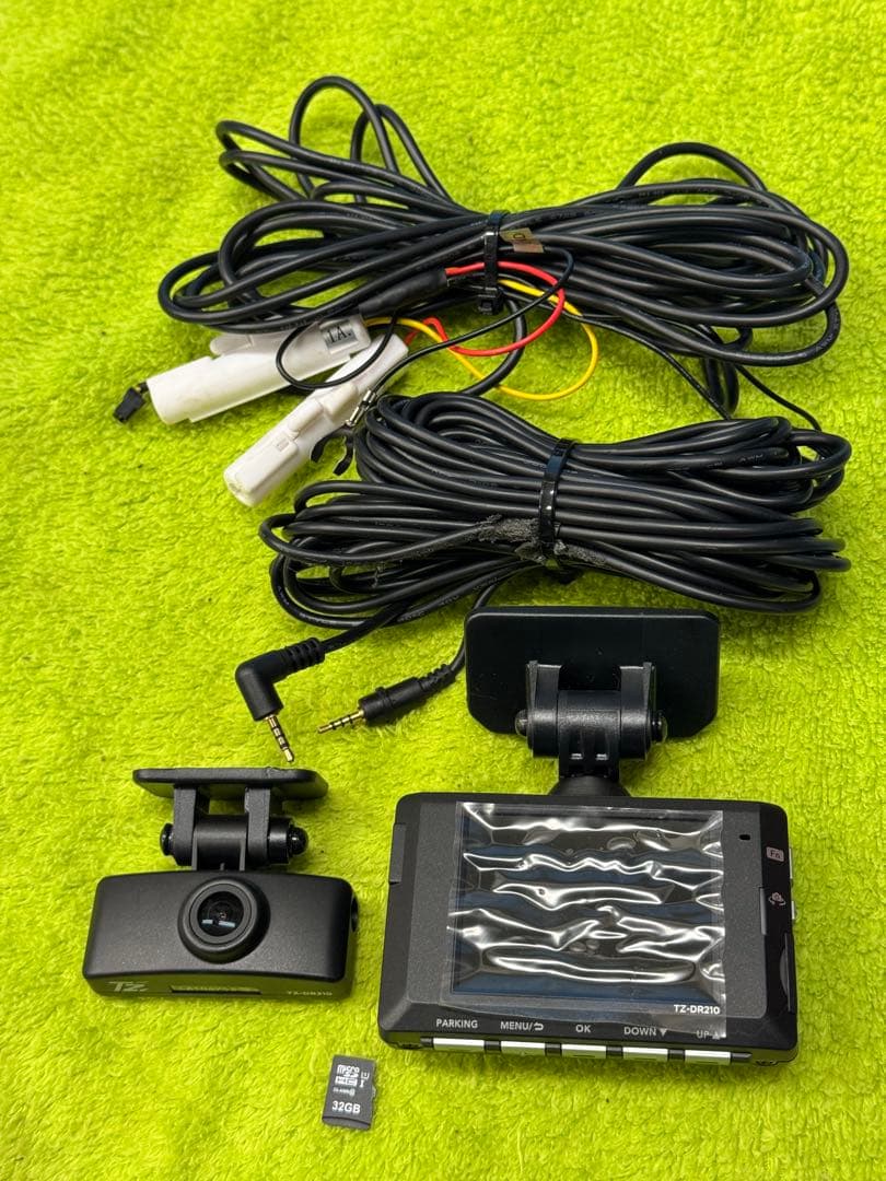 コムテック（トヨタ純正）★TZ-DR210 ドライブレコーダー 前後カメラ